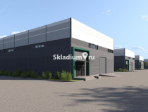 Вид здания. Сухой склад (+18) Склад МПК Тукай Респ Татарстан, Тукаевский р-н, село Мелекес, 25 000 м2 фото 3